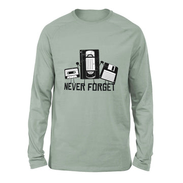 Never Forget The Old Stuff Men/Unisex Drop Shoulder Sweatshirt in Dusty Blue color